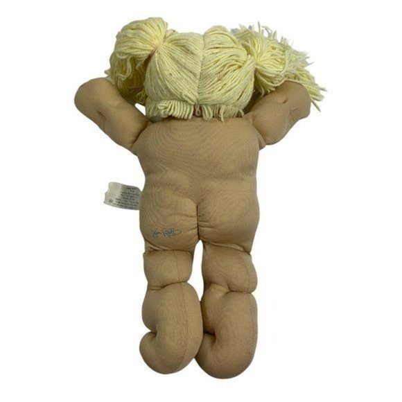 Cabbage Patch Dolls Vintage Girl Boy Blonde Hair 1978 1982 - Picture 3 of 12